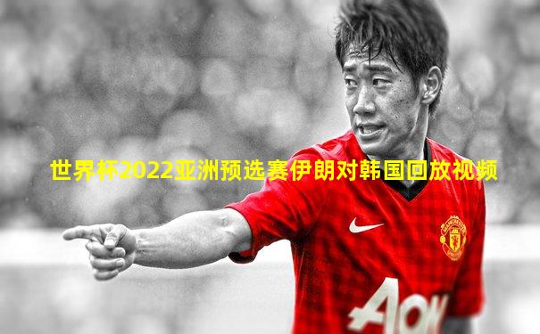 世界杯2022亚洲预选赛伊朗对韩国回放视频