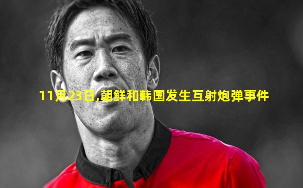 11月23日,朝鲜和韩国发生互射炮弹事件